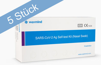 Selbsttest - Watmind® SARS-CoV-2 - 5 Antigen Tests